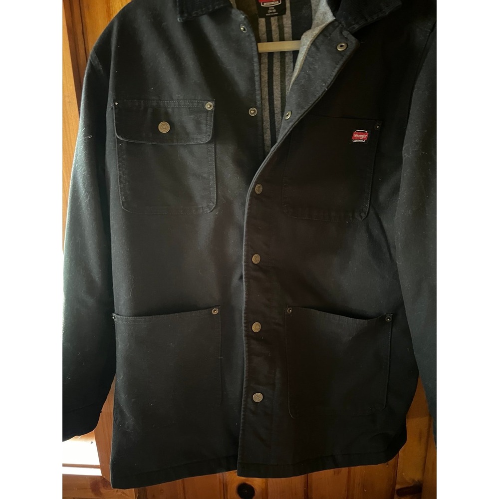Wrangler Workwear size S 34-36 Jacket Mens‎ Black - Picture 3 of 6